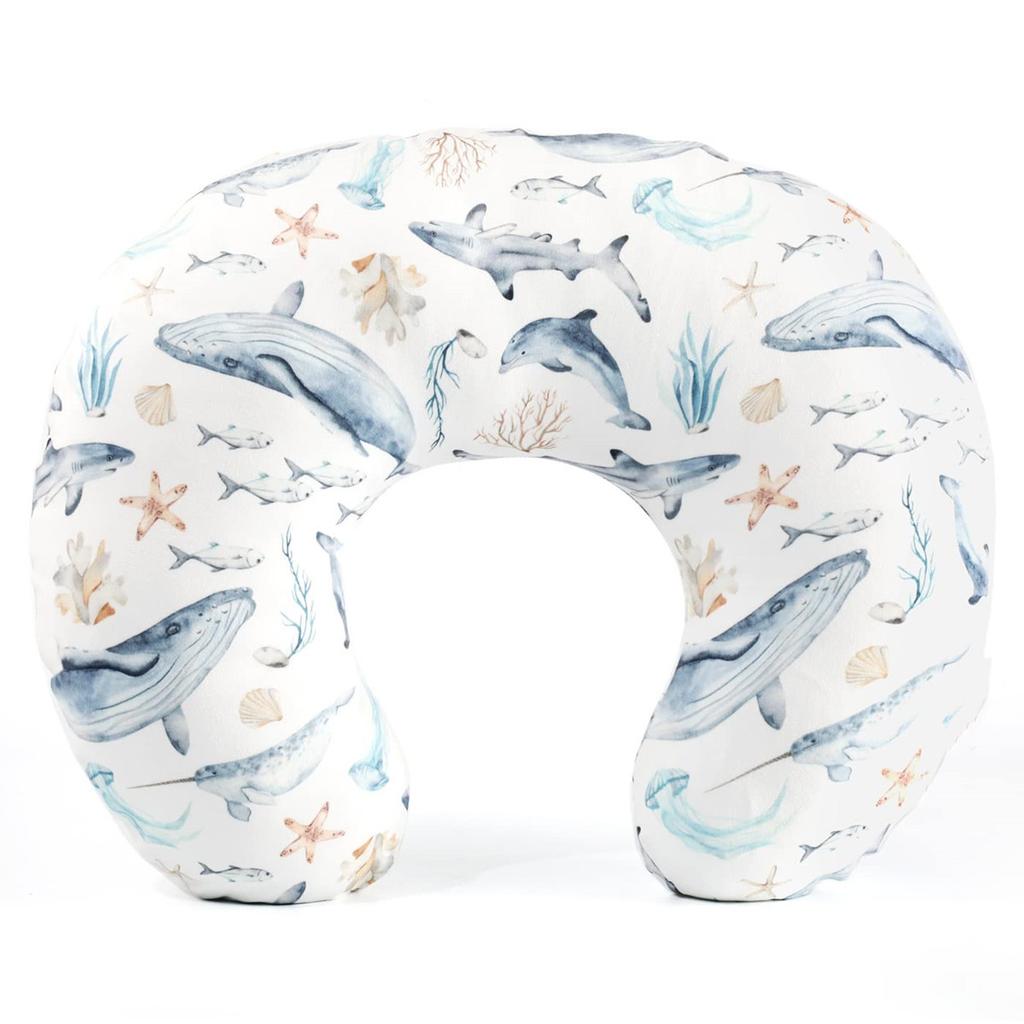 Baby Breastfeeding Pillow Pillowcase Elastic U-shaped Breastfeeding Pillowcase Multifunctional Baby Learning Sitting Pillow Removable Pillowcase