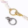 1/2Pcs 18K Gold Plated Inlaid Zircon Round Bracelet Clasps,Pearl Clasps Fastener For Jewelry Making Accessories,DIY Fittings