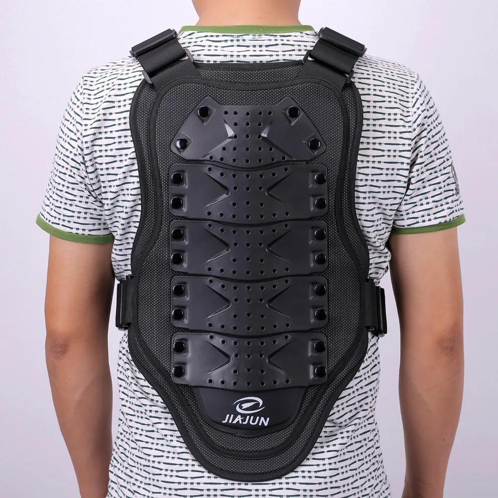 Adults Motorcycle Motocross Riding Armor PE Hard Shell Shock Resistant Chest Spine Protection Off Road Armor Vest