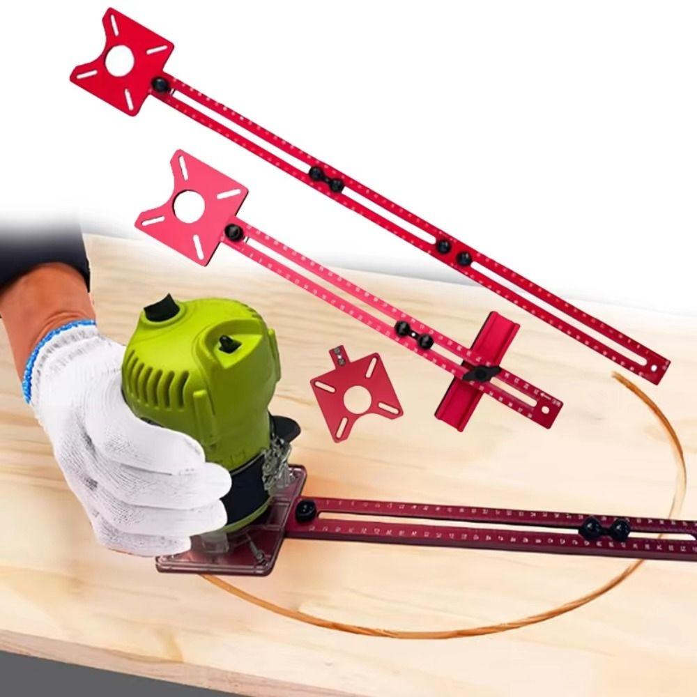 Adjustable 4 In 1 Router Circle Cutting Jig Cabinet Hardware Jig Template  Cabinet Hardware