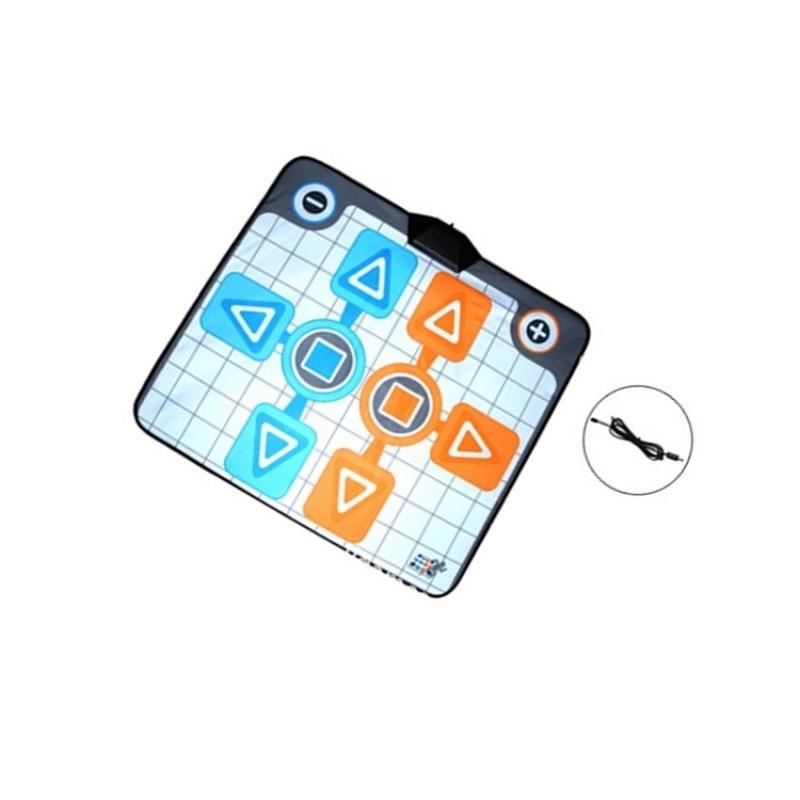 Dance Mat, Double Person Non-Slip Dance Dancing Pad Mat Dance Active Life Pad Controller with USB Dancing Step Pads To PC for Wii Console Game