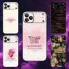Arabic Quran Muslim Quotes  Phone Case For iPhone 17,16,15,14,13,12,11,Pro,Max,Plus,E,Air,Mini Protective Black Cover