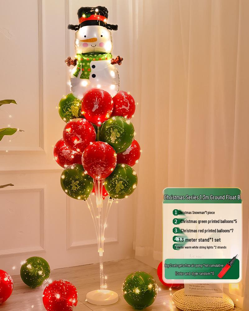 Christmas Luminous Balloon Decorations for Trees, Tables, and Window Displays