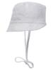 Girls' Summer Hat with a Tie, White Döll