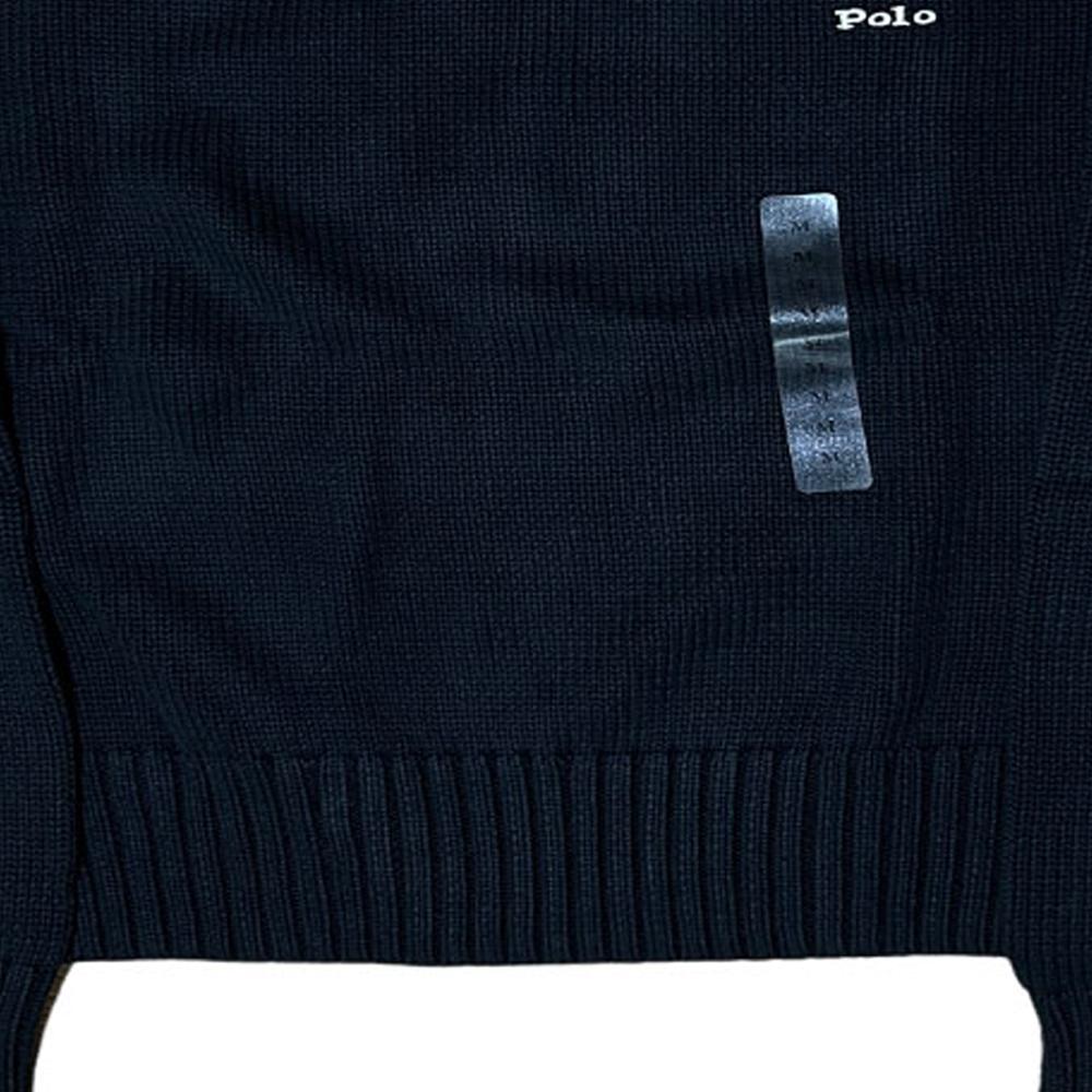 Polo Ralph Lauren SS23 Solid Color Crew Neck Long Sleeve Knit Sweater Women Sweater Black 211832724-003