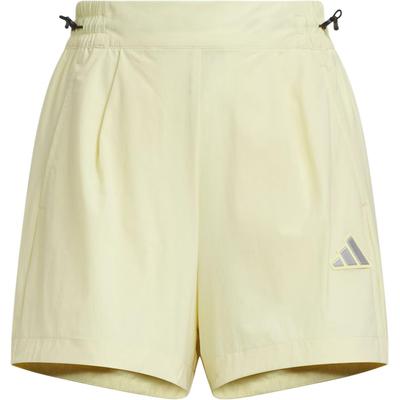 Modern Tech Woven Fashion Cool Sports Shorts Women Shorts Powder-Yellow Black JM8825