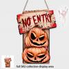 Halloween Sign Wooden Hanging Plaque for Party Decor House Garden Outdoor Decoration