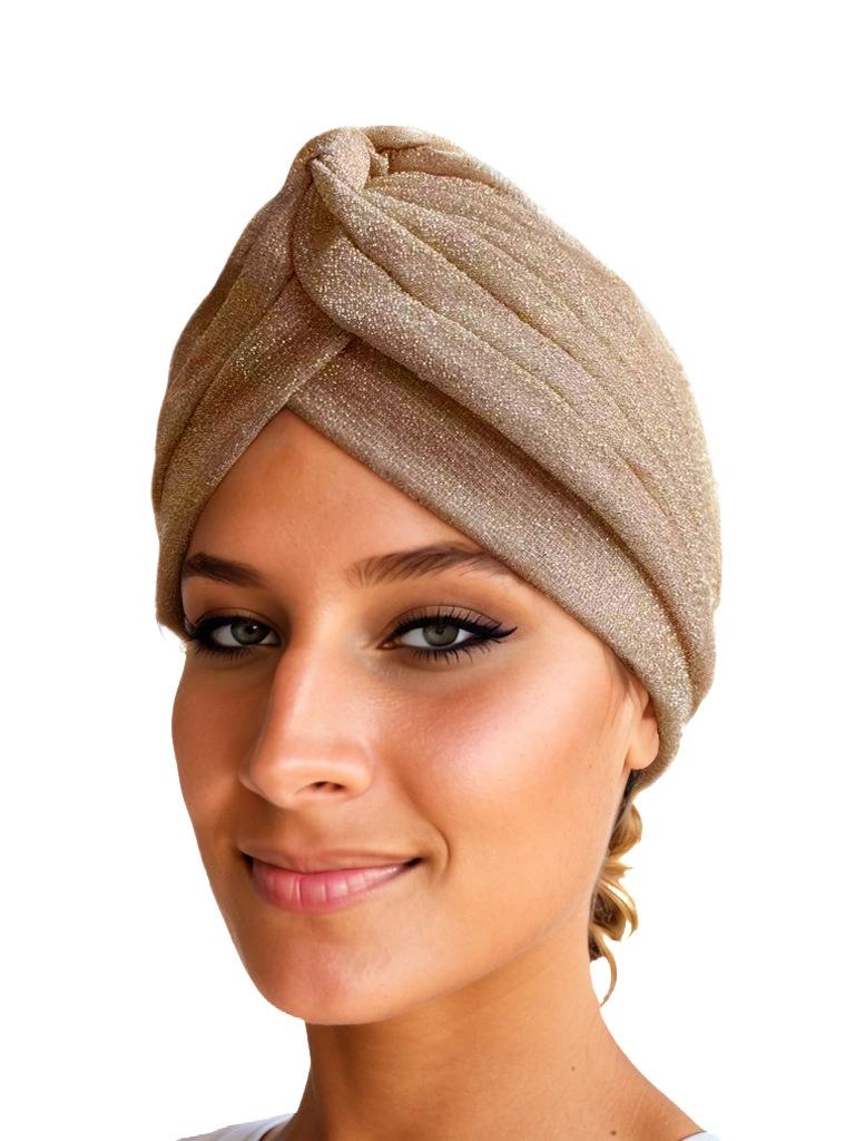 

Золотистый люрекс полиэстер спортивный повседневный арабский головной платок для мужчин и женщин