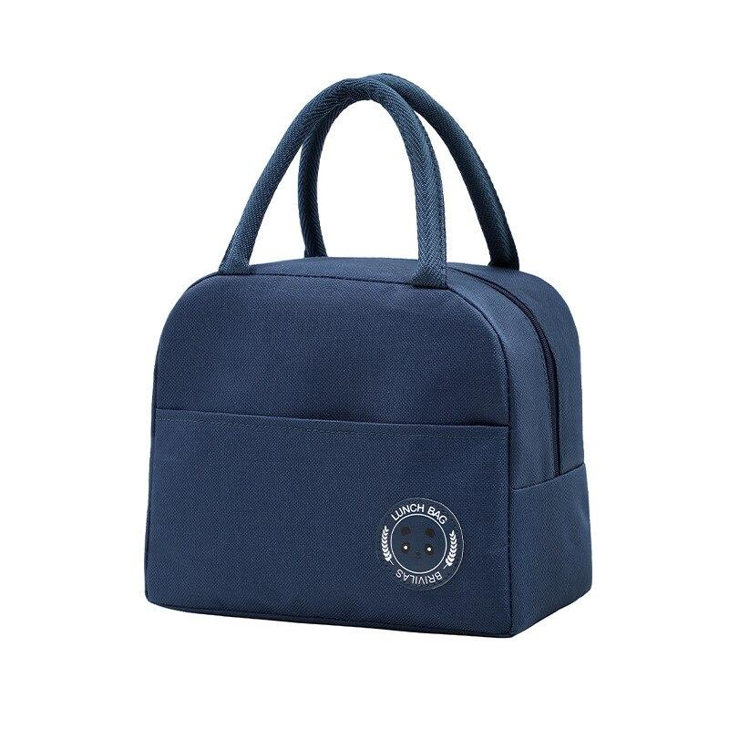 Children's Lunch Bags Solid Thermal Insulation Large Capacity Outdoor Portable Picnic Food Storage Bag Kids Lunch Box Bag