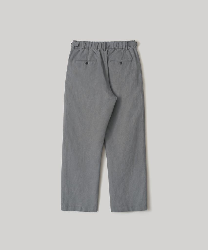 ANOTHER OFFICE Santiago Linen Pants Flexible (Gray)