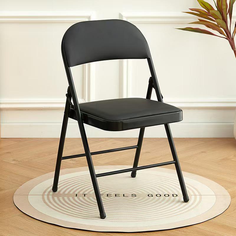 Versatile Folding Chair: Soft Upholstered, Metal Frame, Portable, Ideal for Dining, Office, or Training Use