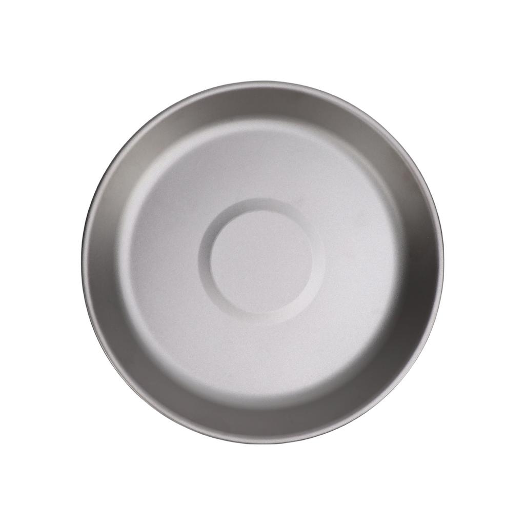 Camping Plate Camping Plates for Camping Survival Cooking BBQ Backpacking Ti Alloy 300ml Outdoor Dishes