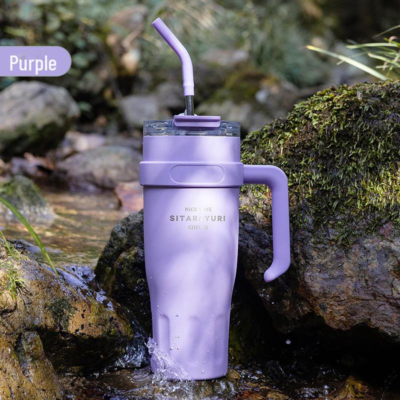 Termo de Hielo de Acero Inoxidable de Gran Capacidad SITARAYURI con Pajita