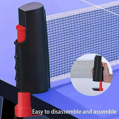 1 Stück Einziehbares Tischtennisnetz Upgrade Tischtennisnetz Steht aufrecht für jeden Tisch Aufrecht Einfach für Heimgebrauch Freizeit Tischtennisspiele Gelegentliche Spiele