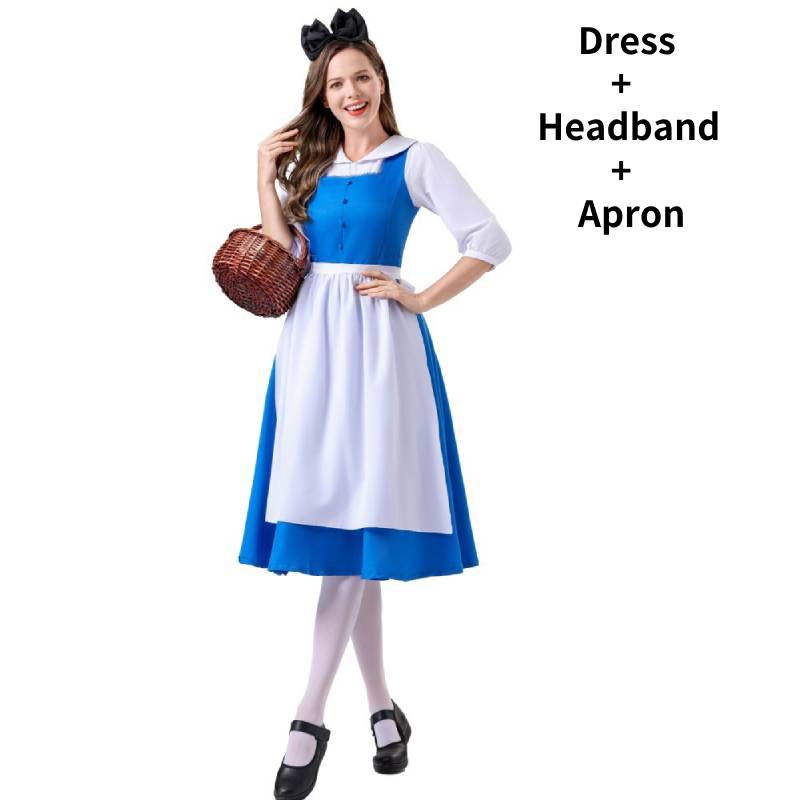 Alice In Wonderland Alice Cosplay Costume Women Cartoon Halloween Gifts Party