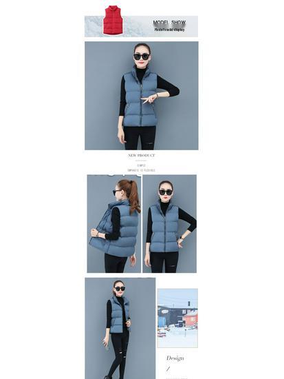 Specht Damen Fleecegefütterte Winter Baumwollweste, Warm & Verdickt, Ärmellose Kurze Jacke (Herbst/Winter 2025)