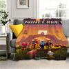 Movie M-Minecrafts Cartoon Game 2026 Retro Flannel Blanket Soft Throw Blanket Art For Home Decor Bedroom Bed Sofa Picnic Gifts