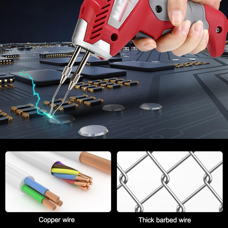 220-240V Hand-held Electric Soldering Iron Gun Internal Heating Soldering Gun Wire Welding Repair Tools Kit w/LED light 180W