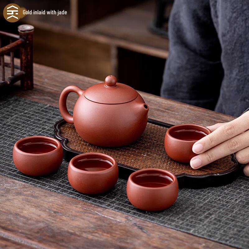 Yixing Zisha Purple Clay Gongfu Tea Set - Xi Shi Style