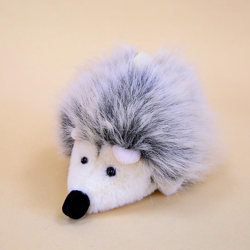 Creative Hedgehog Plush Toy Keychain With Realistic Animal Design For Gift And Decoration