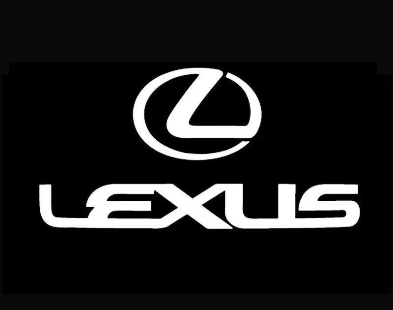 LED Car Door Projector Welcome Shadow Light Modify Accessories For LEXUS ES RX GX LS LX IS GS RC UX F ES200 RS300 LS260 Sticker