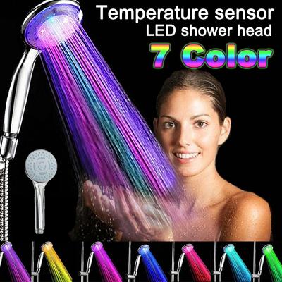 Soffione doccia Bagliore d'acqua Luce colorata che cambia LED Luce doccia Doccia luminosa Nessuna batteria richiesta