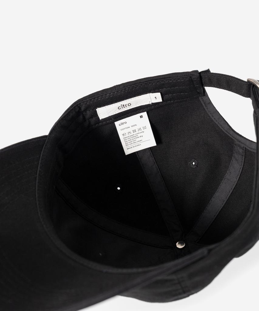 Siteulo Basic Cotton Twill Ball Cap Black