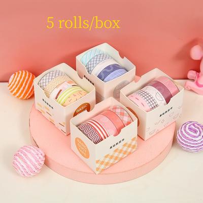 12 Hand Ledger Decorative Materials and Paper Tape Stickers