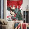 Popular Virtual Singer Kasane Teto Printed Large Wall Tapestry Indian Buddha Wall Decoration Witchcraft Bohemian Decor Blanket