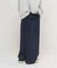 CARGOBROS Striped Washed Denim Balloon Pants (Navy)