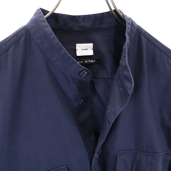 COVERT made in Italy Long sleeve Band color shirt L Zen system Men's Used