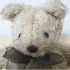 [USED] Retro Monseuil Plush Toy Pompom Teddy Bear
