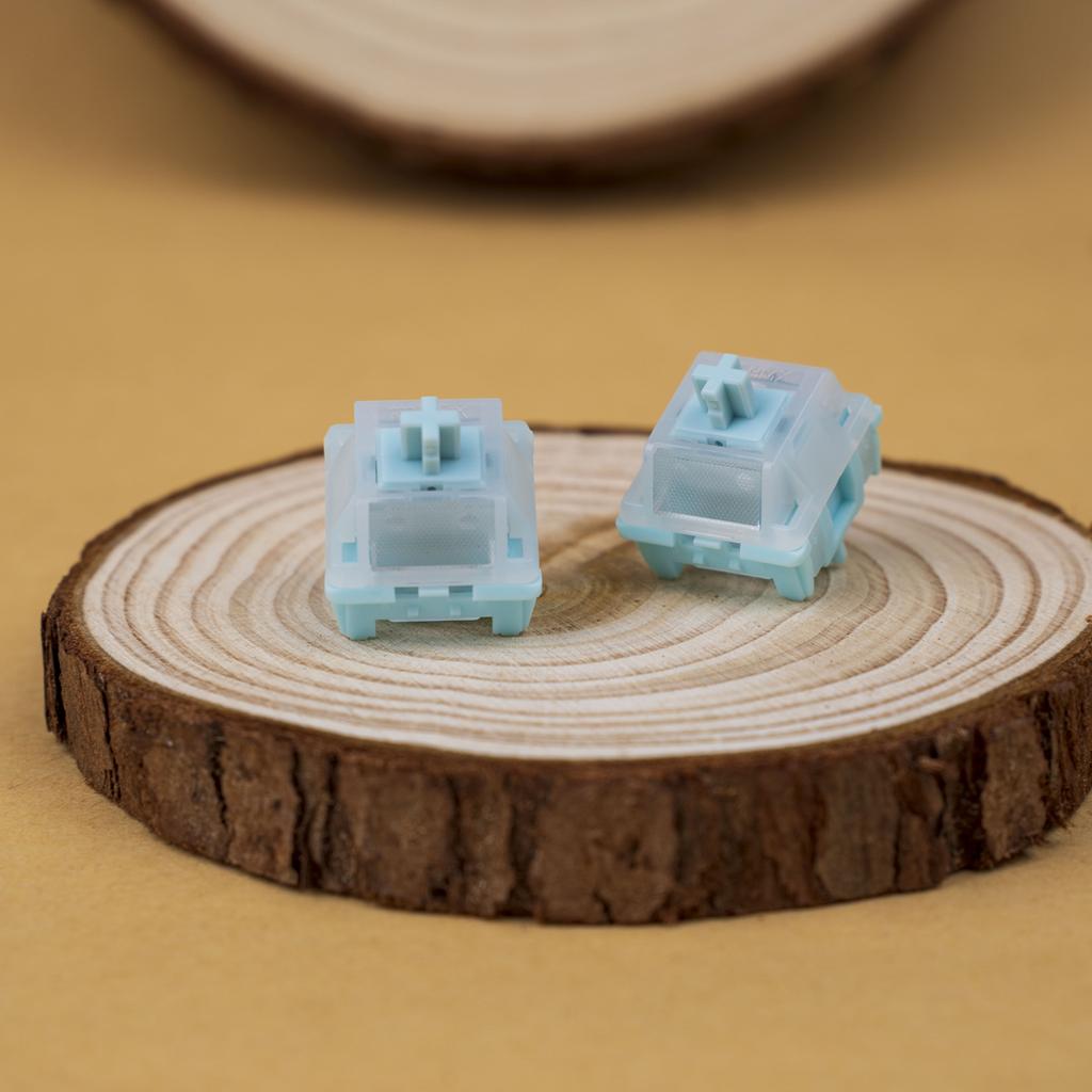 

HMX Blue Star Silent Switch Tactile 5 Pins Mechanical Keyboard Accessories RGB POM PC PA66 Mute Swith Factory lubed for Hot Swap 10 PCS