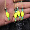 Ready-Made Carp Fishing Hair Rigs, Double Hook Suspension Anti-Bottom Design, High Carbon Steel Fishing Hooks Fishing Accessories
