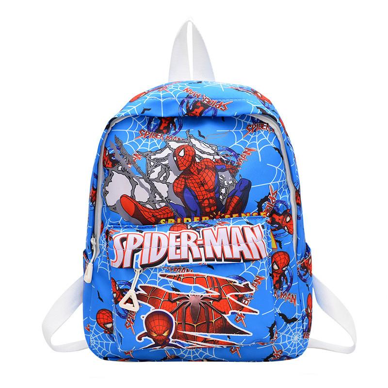 Cartoon Kids School Bag With Breathable Nylon Material For Use Daily