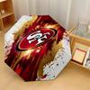 San Francisco 49ers Print Auto 8?Ribs Folding Umbrella Wind Resistant Lightweight Automatic Umbrella For Daily Travel