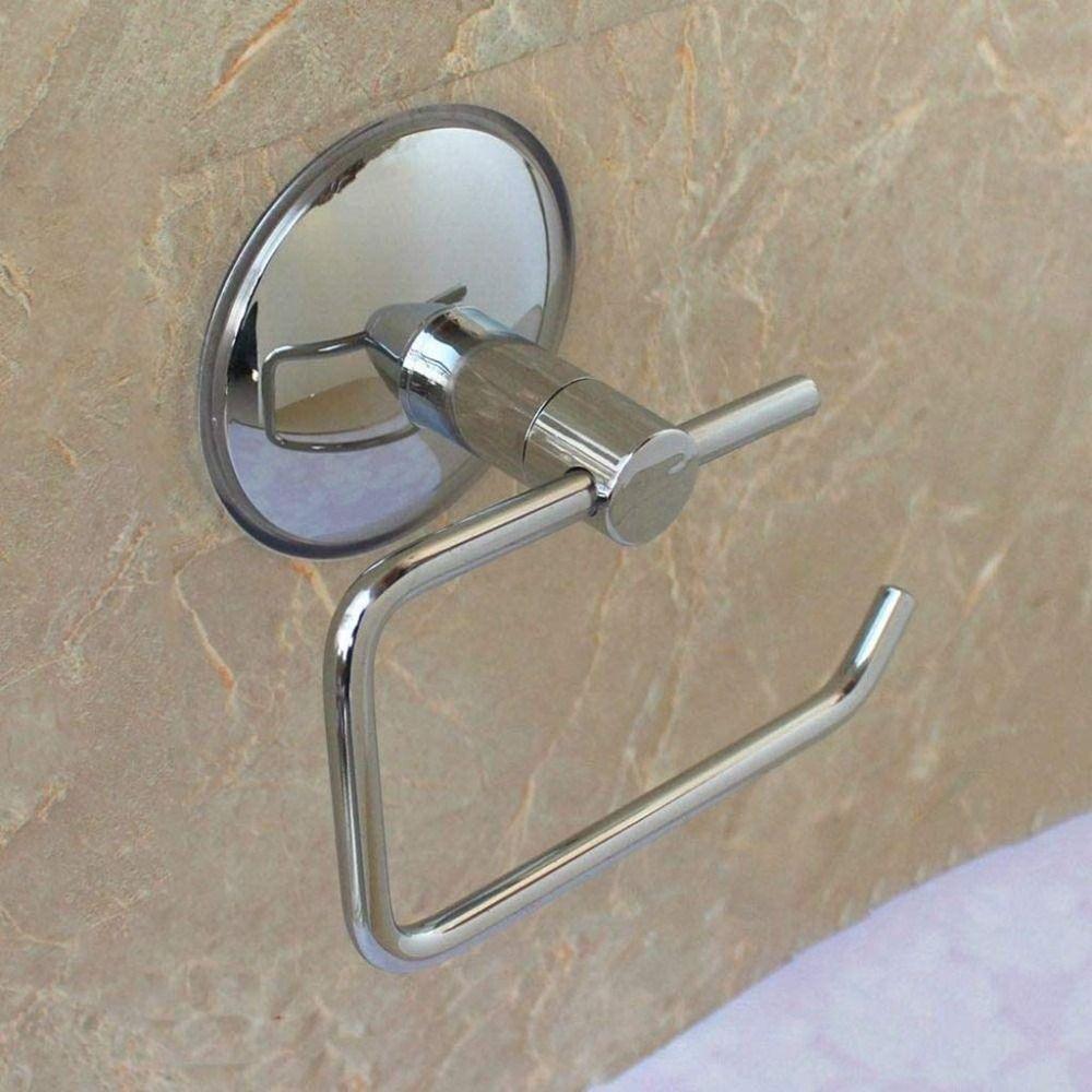 Silver Toilet Paper Holder Stainless Steel Wall Mount Bathroom Roll Paper Holder  Hotel