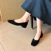 Designer Vintage Leopard Women Mary Jane Shoes Fashion Shallow Slip On Elegant Low Heel Ladies Shoes