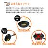 Park Lane Iron Frying Pan 24cm Nitrided Gas Fire Compatible IH Compatible K-10718