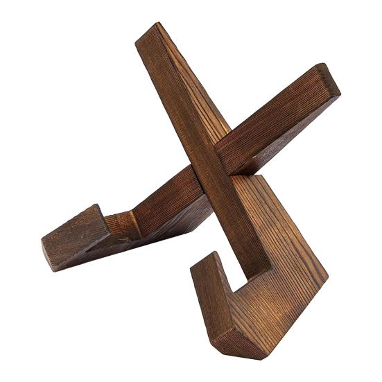 Wooden Book Stand Menu Holder Solid Pine Desktop Display Rack for Cookbooks