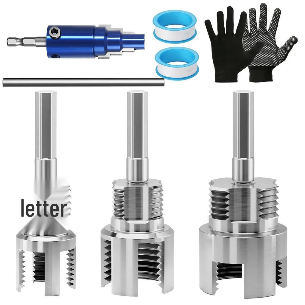 1/2 & 3/4 PPR Water Pipe Threading Tool with Internal/External Thread Tap