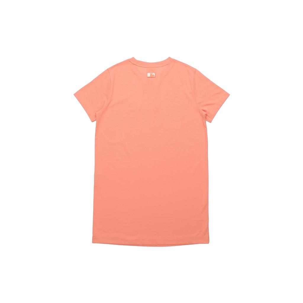 New MLB Short Sleeved Dresses Women's Orange 31OP07031-07O