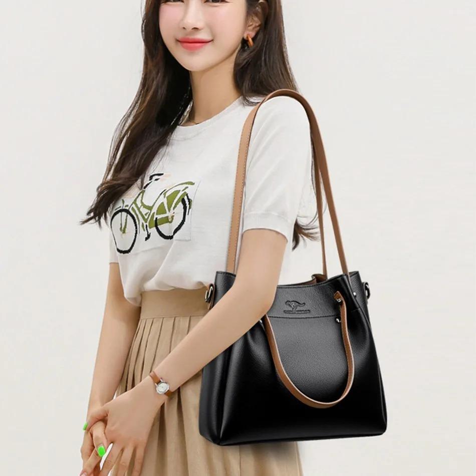 Luxury Handbags Women Bags Designer High Quality Leather Shoulder Crossbody Bags for Women  High-capacity Shopping Handbags