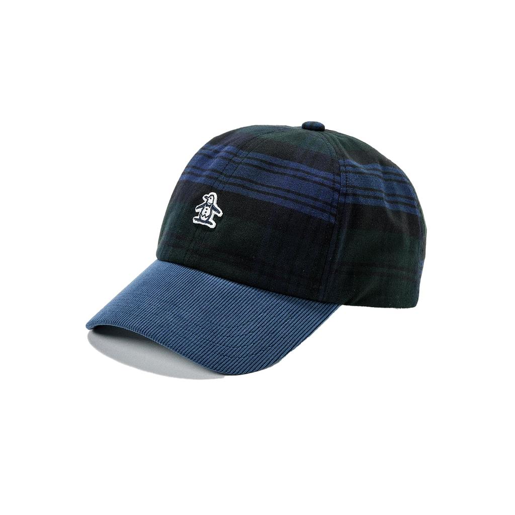 [Munsingwear] Cap Kinloch Anderson Check Pattern Baseball Cap Stylish Golf MG4FCP03U NVGR (Navy x Green)