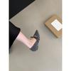 Französische Retro-Schleife Mary Jane Mao Mao Schuhe Damen Herbst und Winter dicker Absatz Temperament leichter Mund Single Shoes