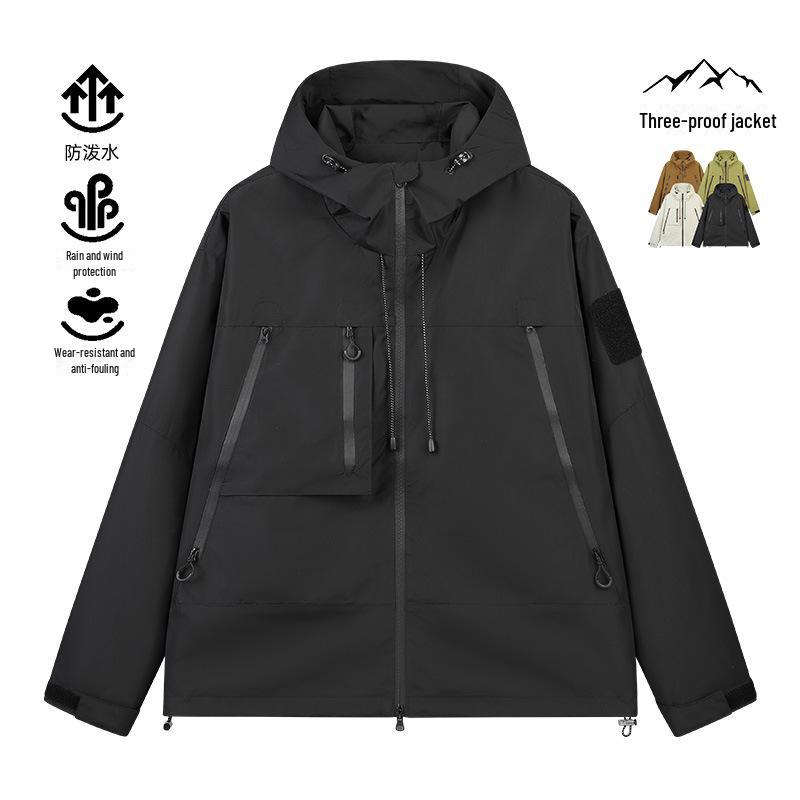 Giacca a vento funzionale impermeabile: Nuova Giacca Outdoor a Prova di Tre da Uomo
