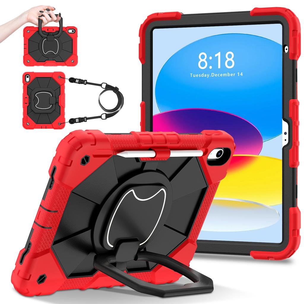 Rugged Armor Kids Case For iPad 10th Air 5 4 10.9 Air 11 13 10.2 8th 9th 9.7 Generation Tablet Stand Shockproof Cover