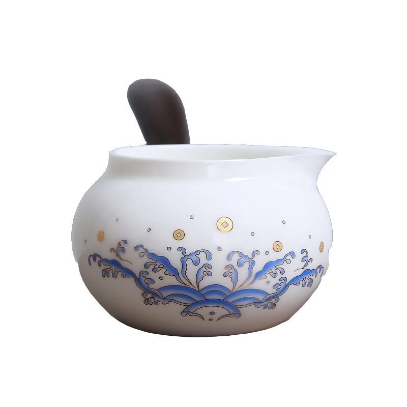 Chaxun Mutton Fat Jade White Porcelain Tea Set
