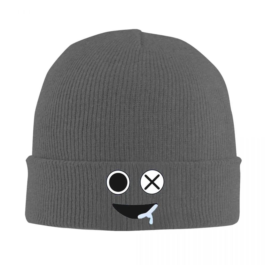 Rainbows Friend Blue Face Hat Autumn Winter Beanies Warm Cartoon Game Cap Men Women Acrylic Knitted Caps