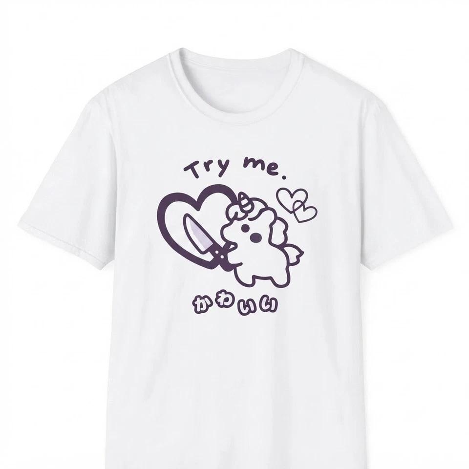 Kawaii Unicorn Cutecore Pastel Top White T Shirt
